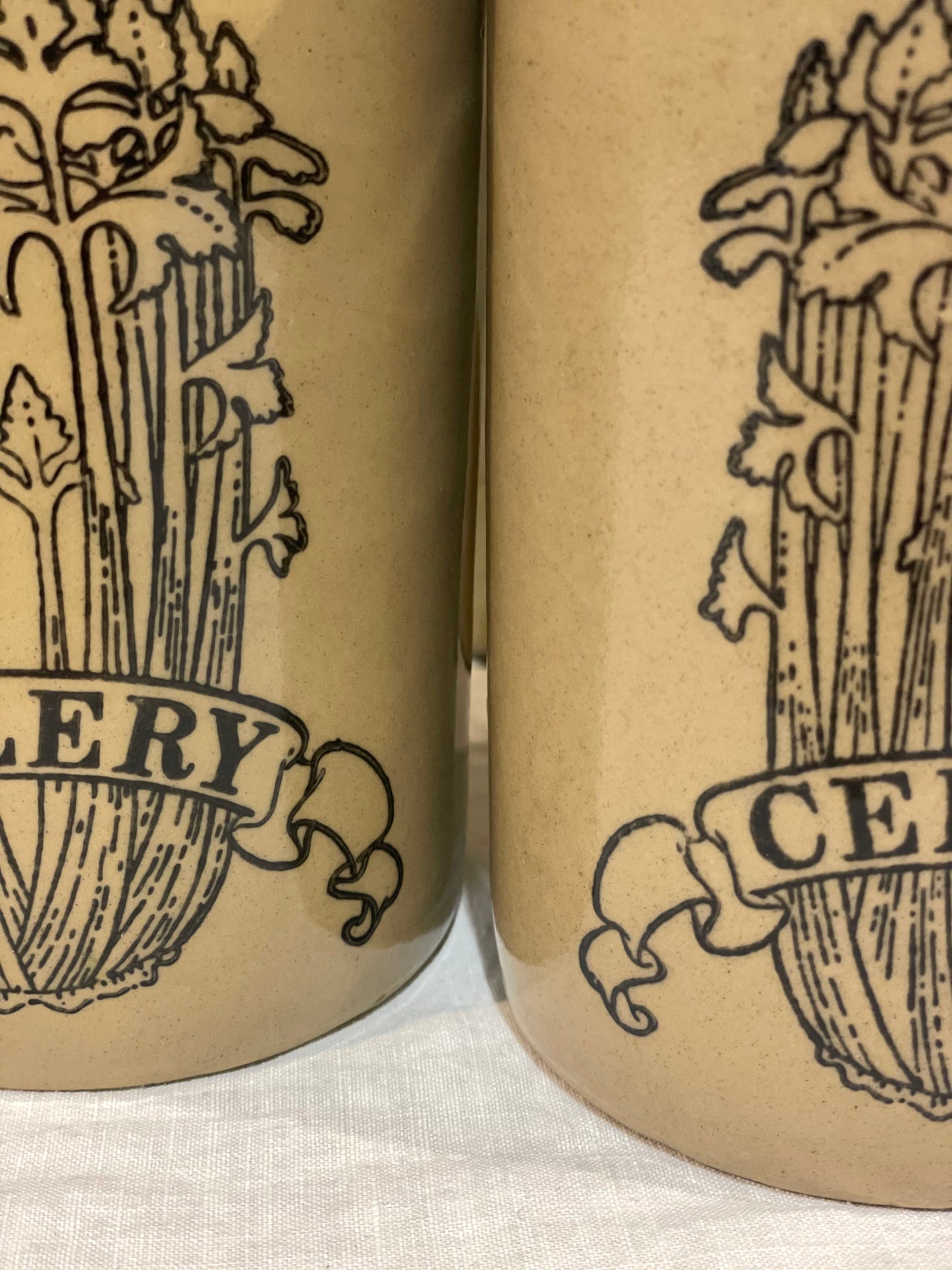 Vas depozitare tacâmuri ceramică englezească