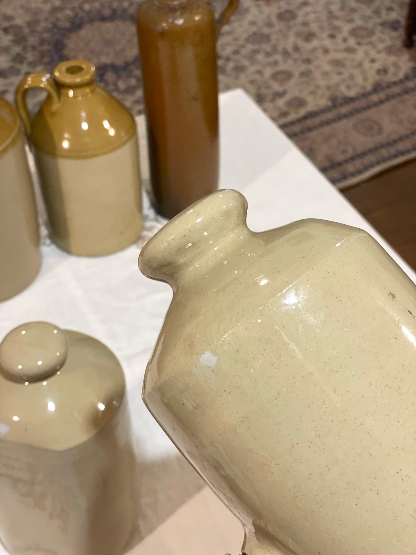 Vase din lut victoriene/georgiene, sec XIX