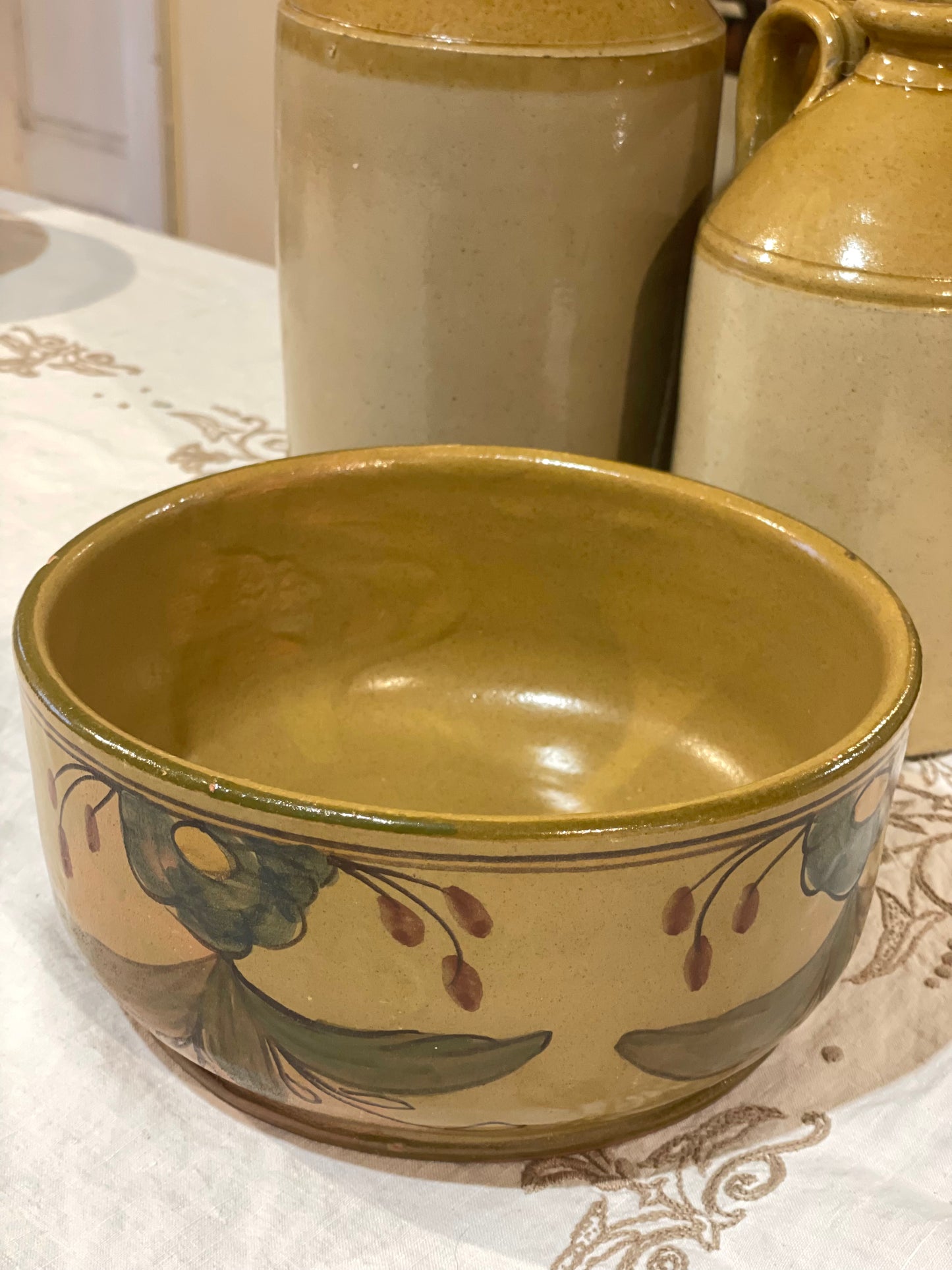 Vas din ceramică portugheză, lucrat manual