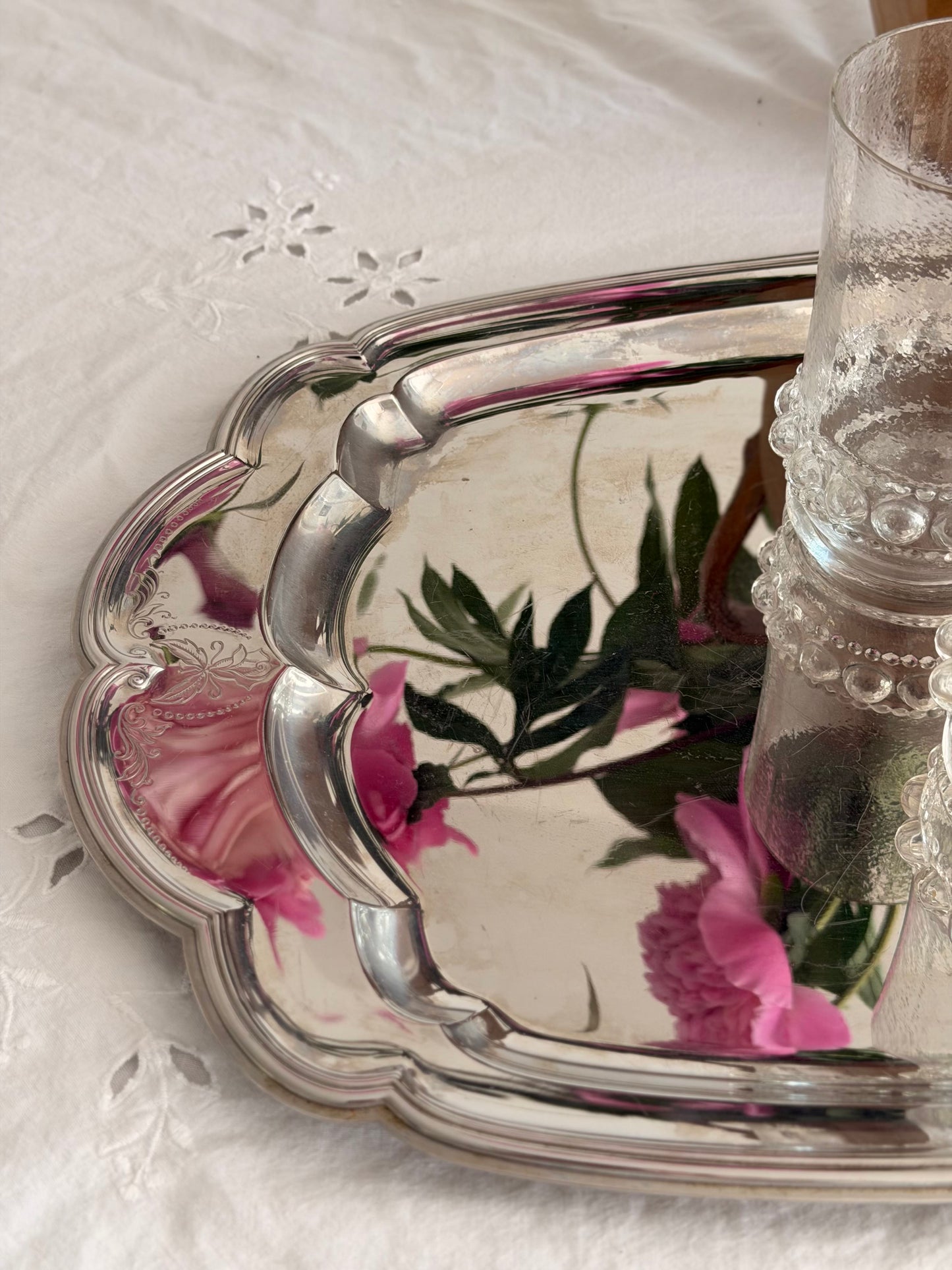 Platou de servire WMF English Rose cromargan