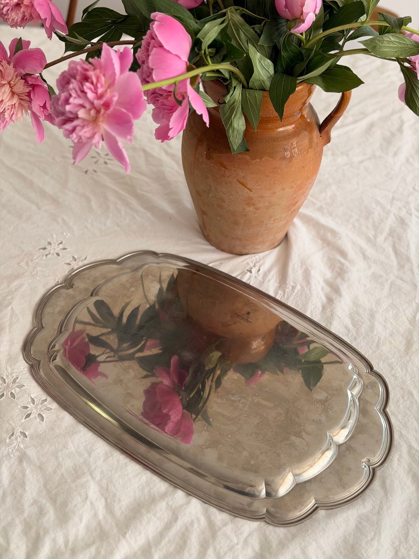 Platou de servire WMF English Rose cromargan