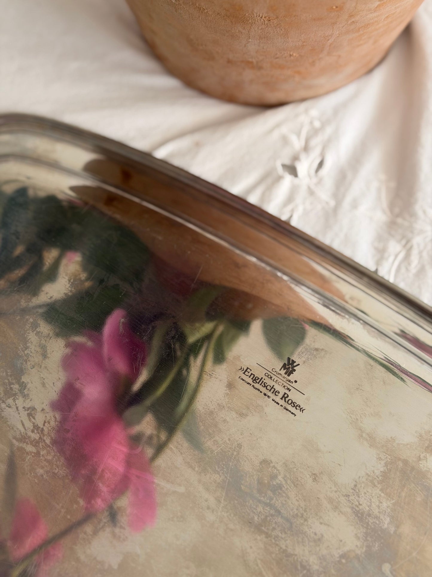 Platou de servire WMF English Rose cromargan