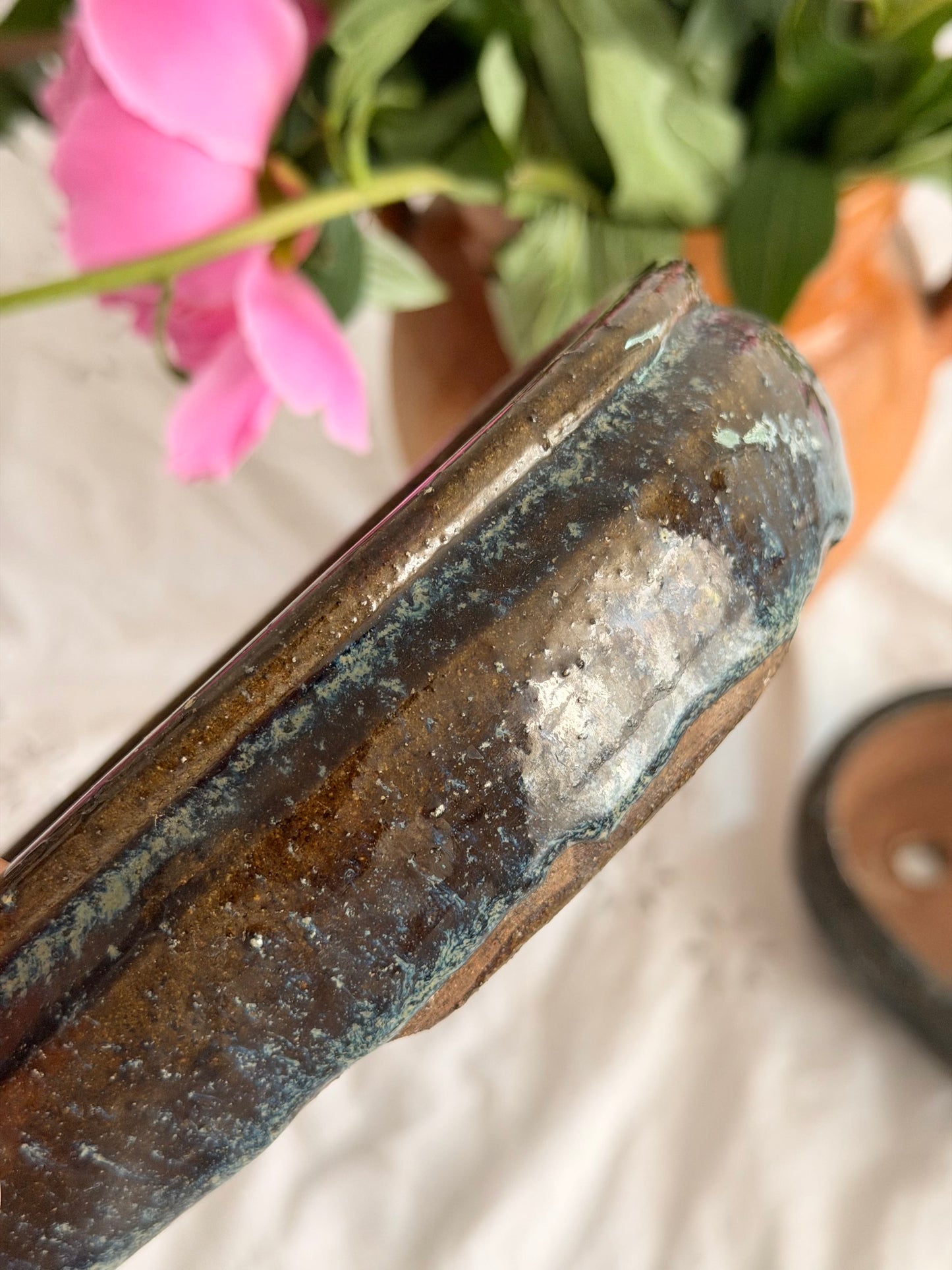 Diverse recipiente din ceramica glazurată pentru bonsai, Japonia