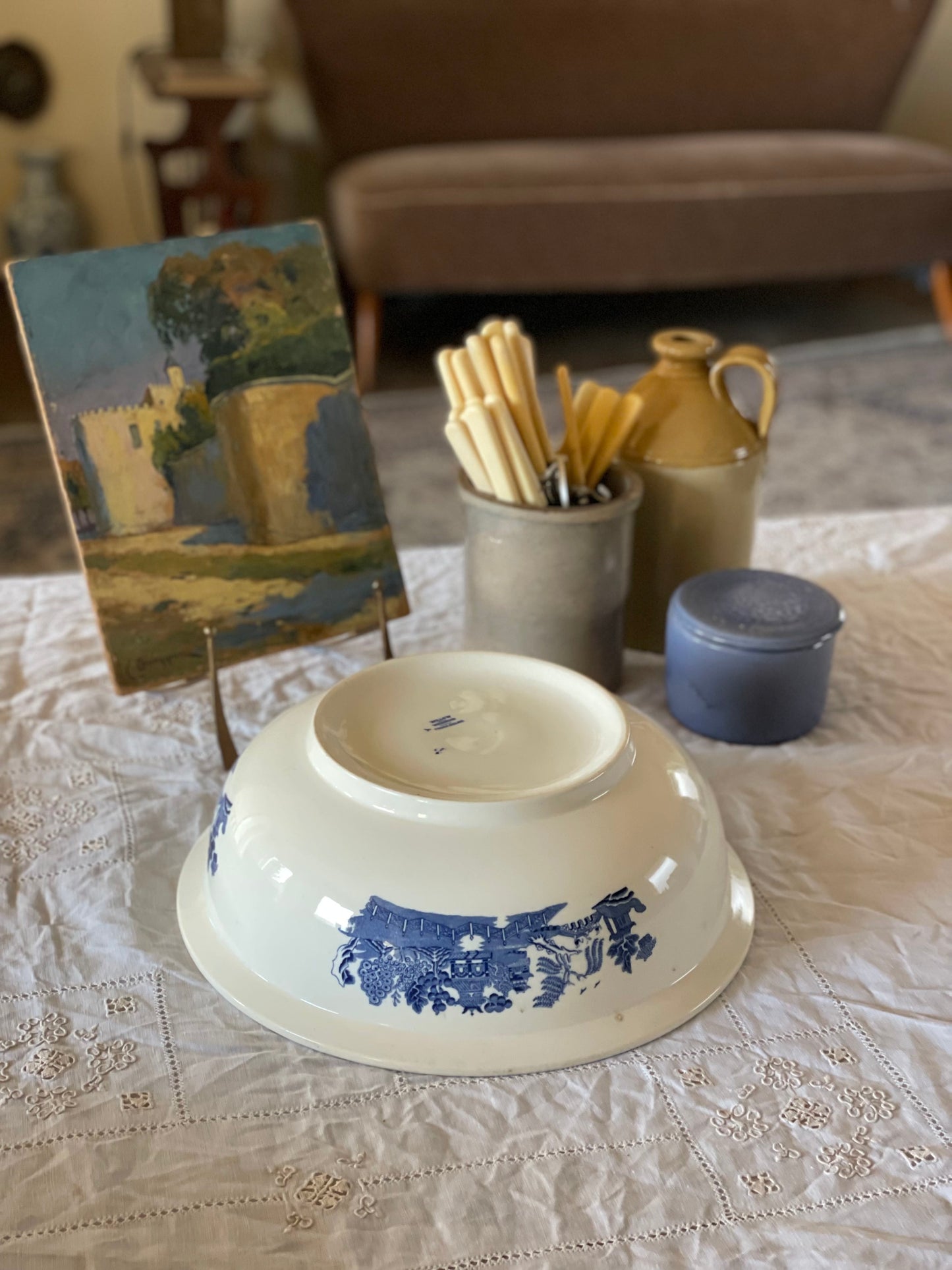 Vas rar de frământat englezesc Blue Willow