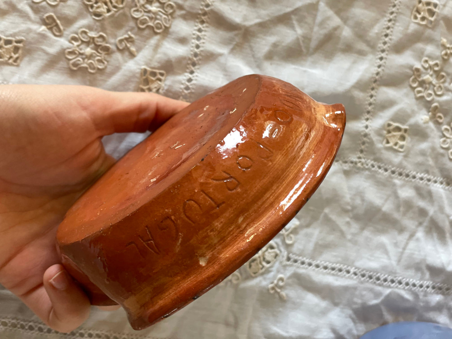 Bol vintage ceramică servire măsline, Portugalia