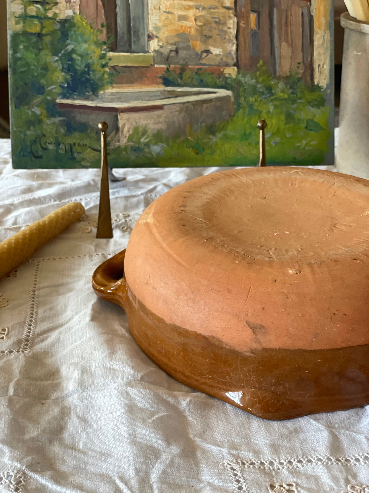 Vas franțuzesc ceramică pentru cuptor