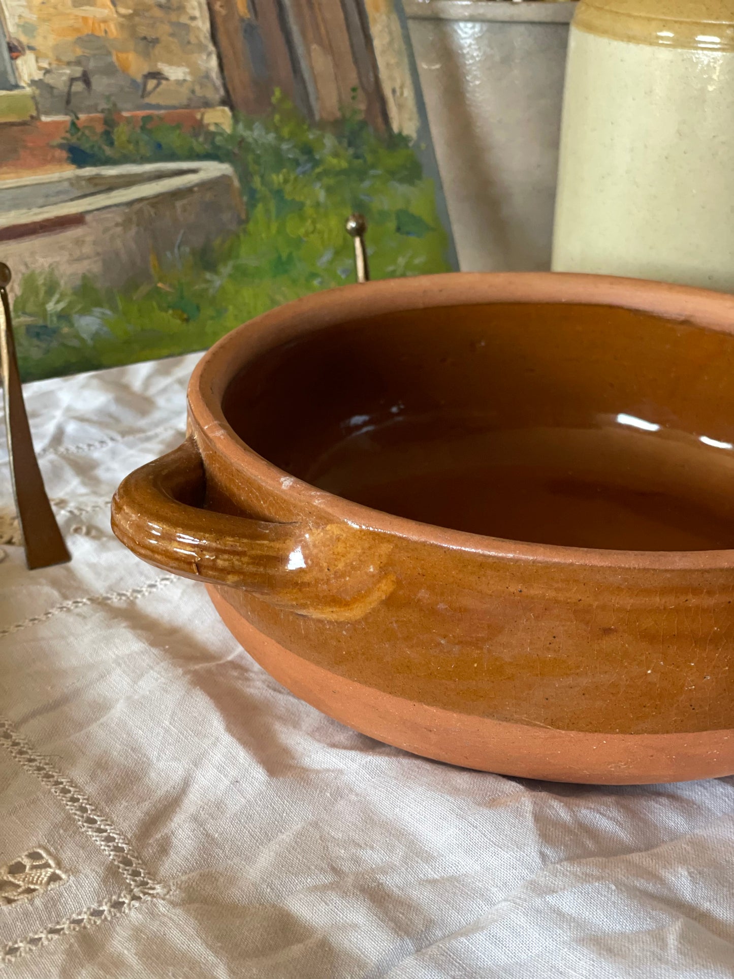 Vas franțuzesc ceramică pentru cuptor