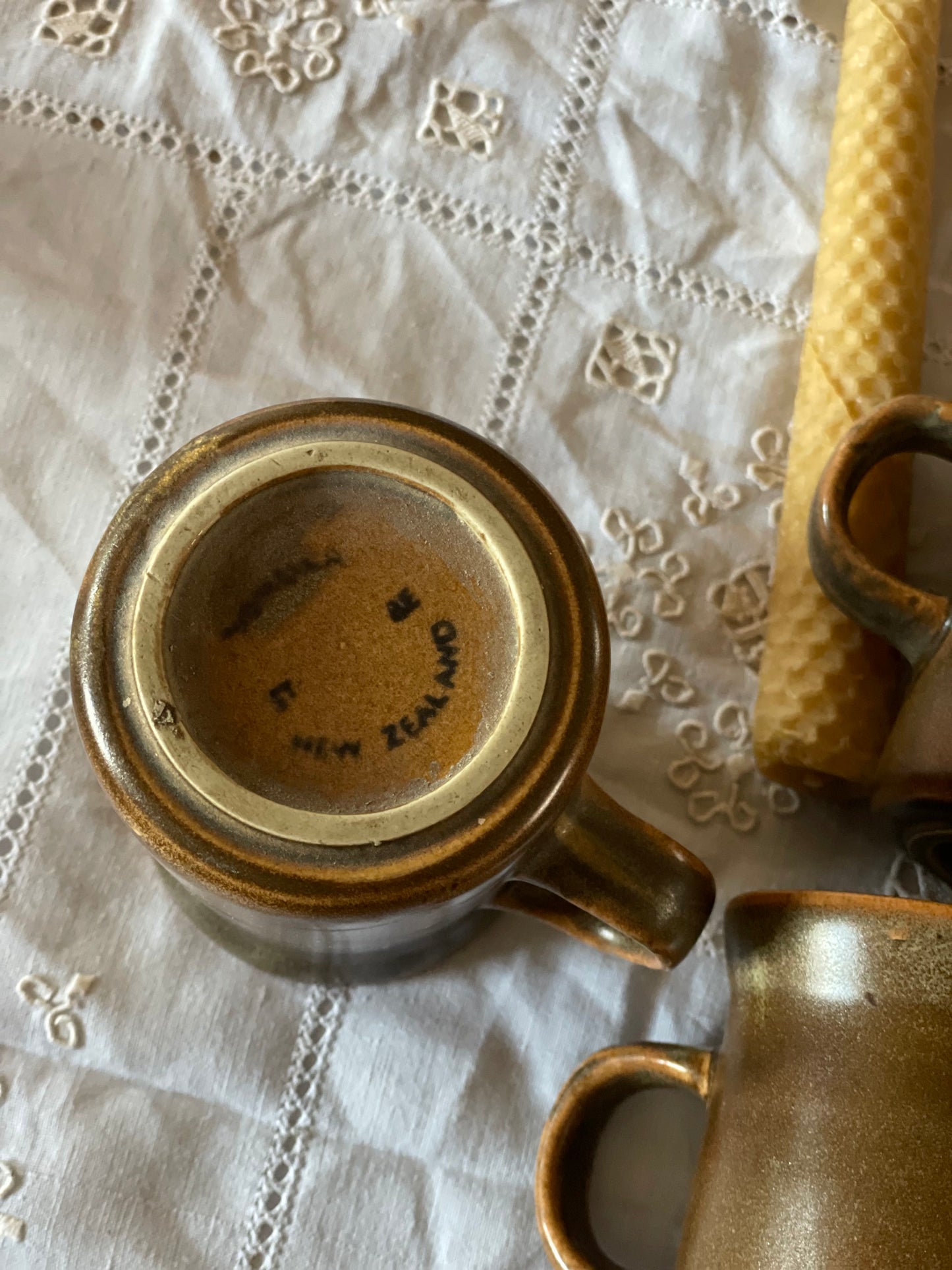 Set 9 piese din ceramică, New Zealand