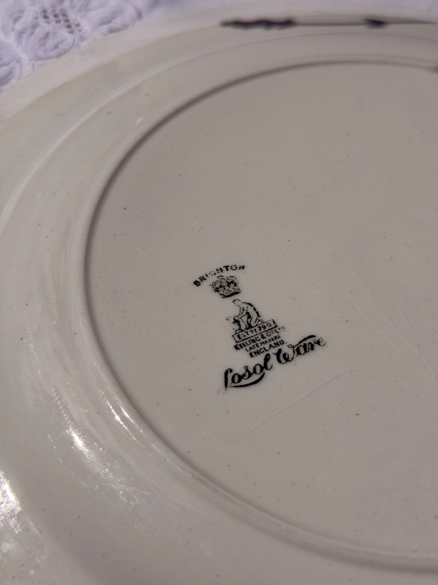Set 5 farfurii rare vintage Losol Ware 1930'