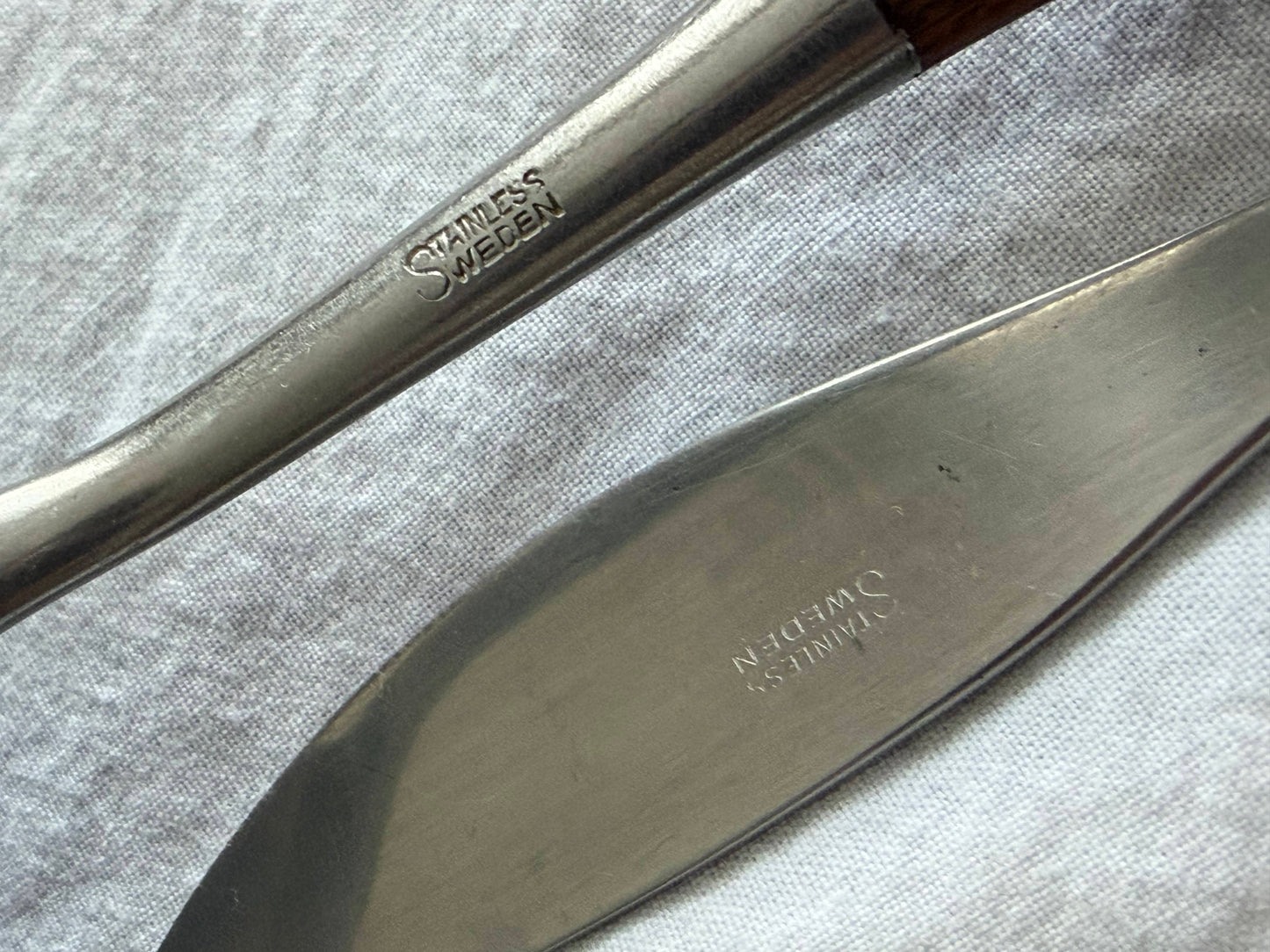Set de 37 tacâmuri mid-century rare Wallin Brothers Sweden, 1960's