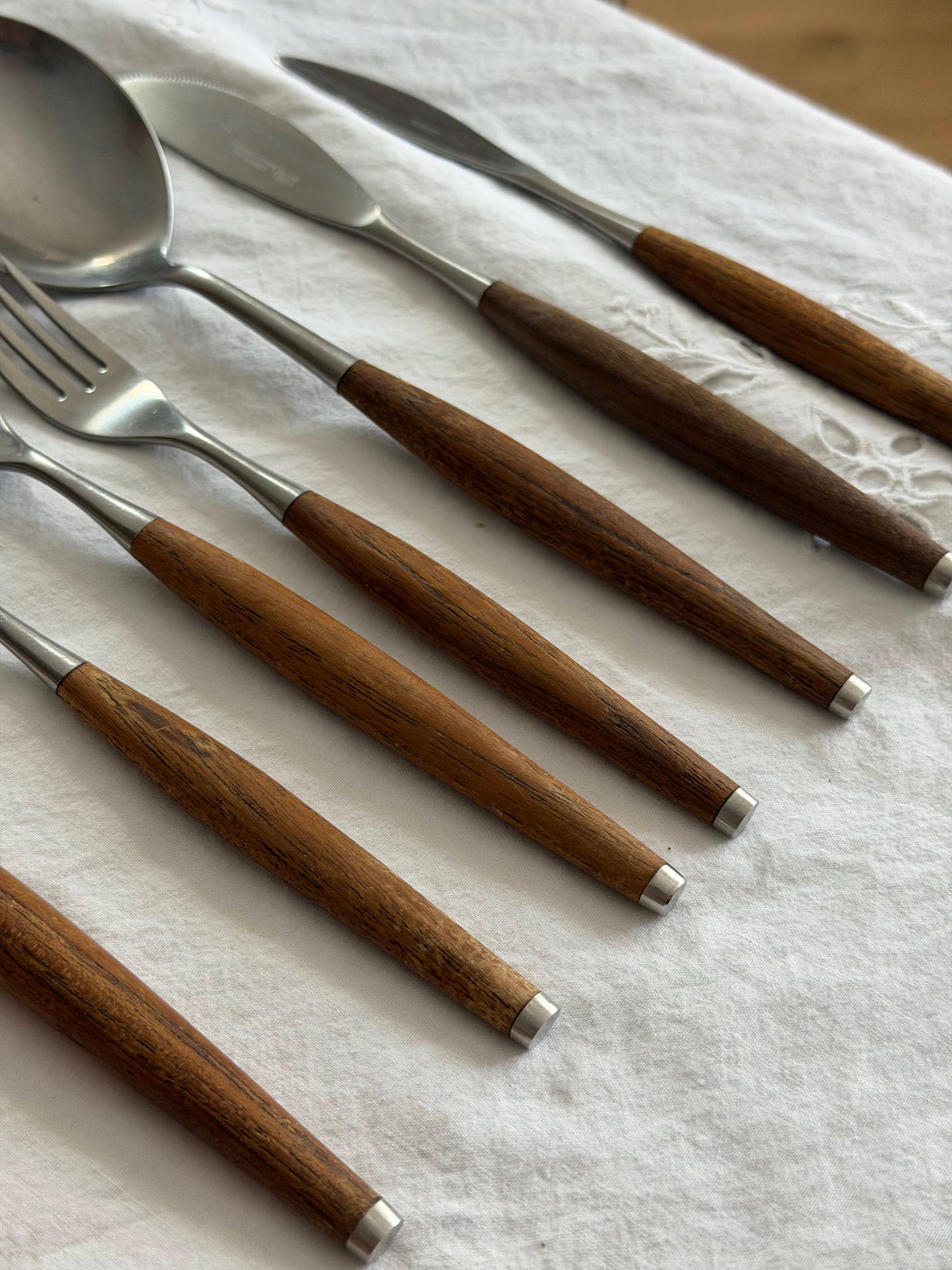 Set de 37 tacâmuri mid-century rare Wallin Brothers Sweden, 1960's