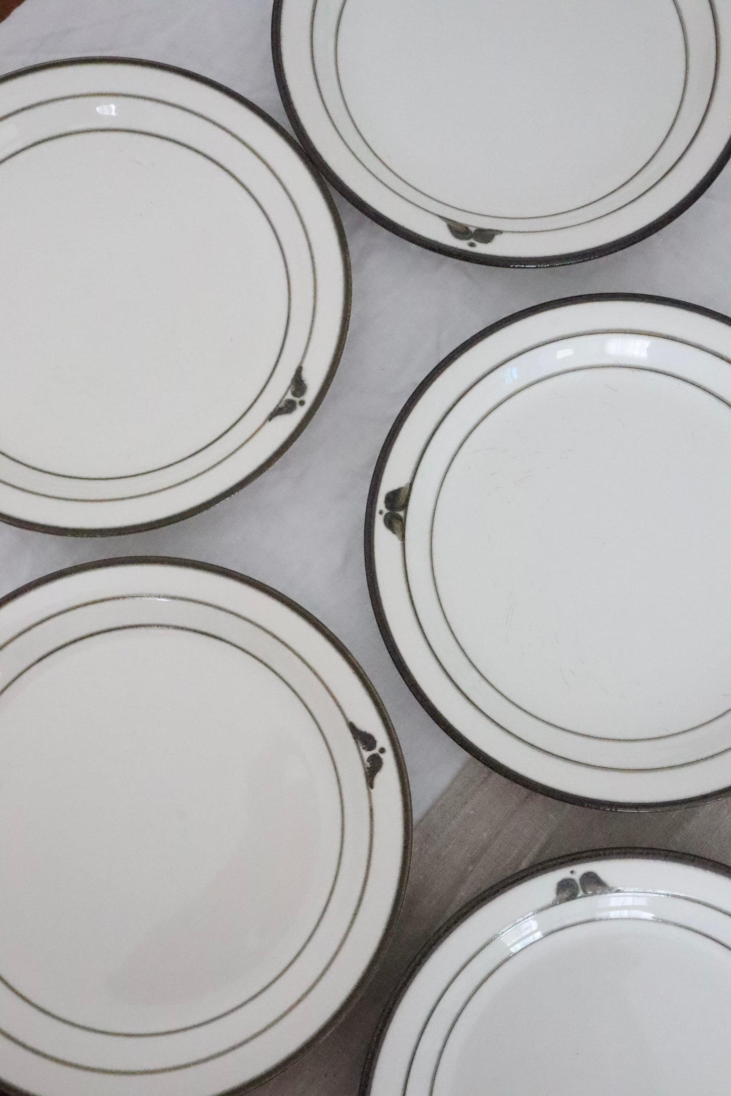 Farfurii mari din ceramică Nordica Rorstrand Sweden, ceramist Carl Harry Stalhane