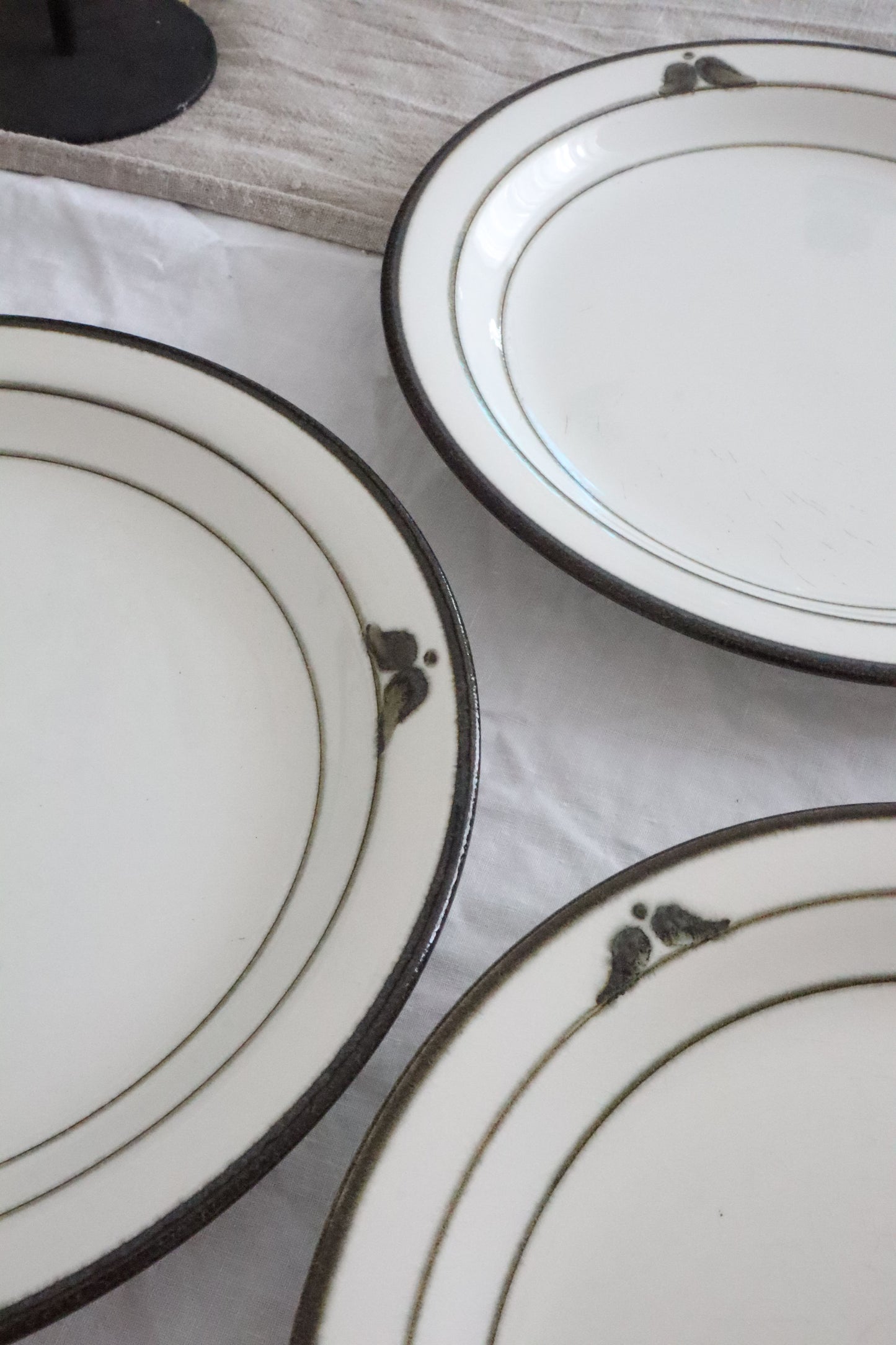 Farfurii mari din ceramică Nordica Rorstrand Sweden, ceramist Carl Harry Stalhane