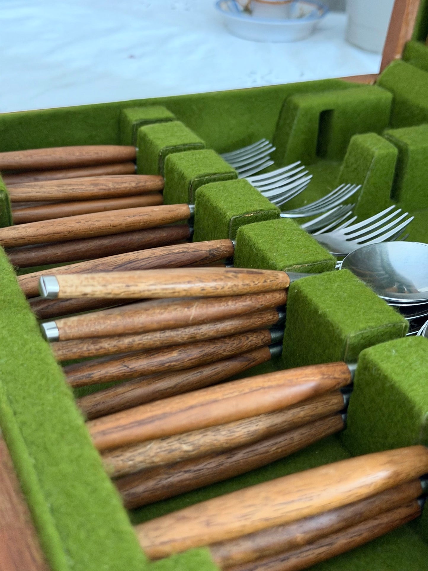Set de 37 tacâmuri mid-century rare Wallin Brothers Sweden, 1960's