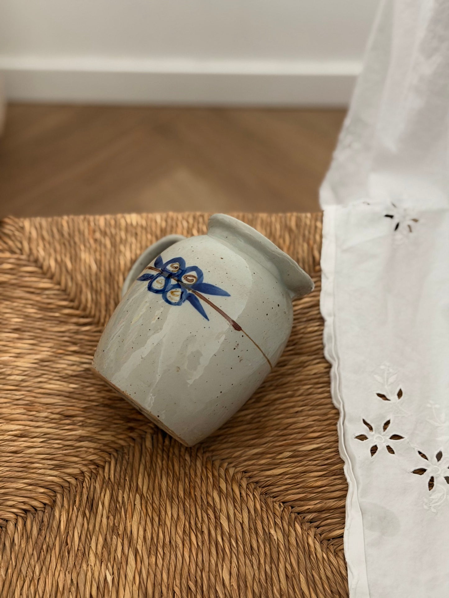 Ulcior vintage din ceramica glazurată