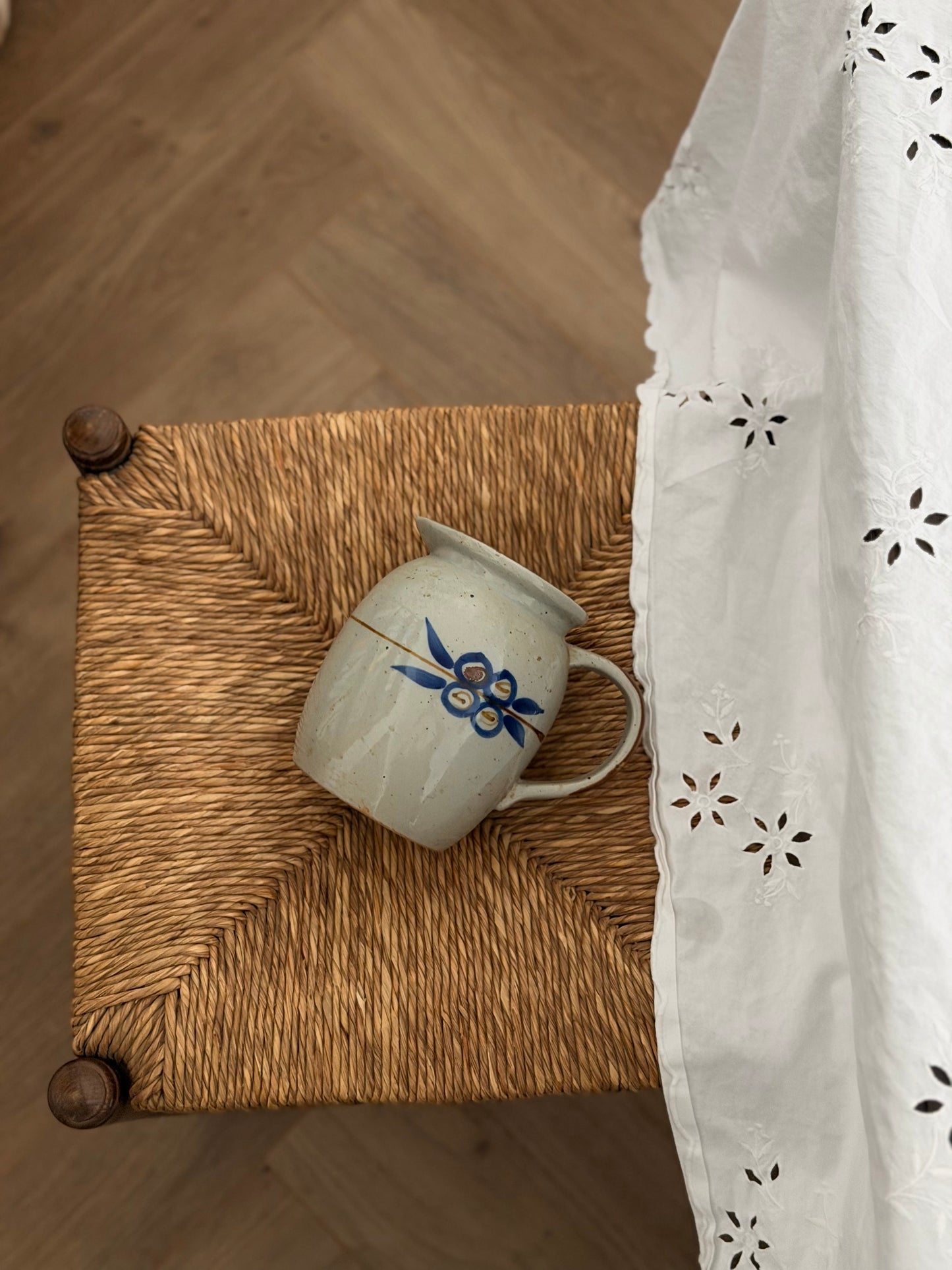 Ulcior vintage din ceramica glazurată
